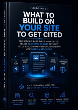 Cover of What to Build on Your Site to Get Cited